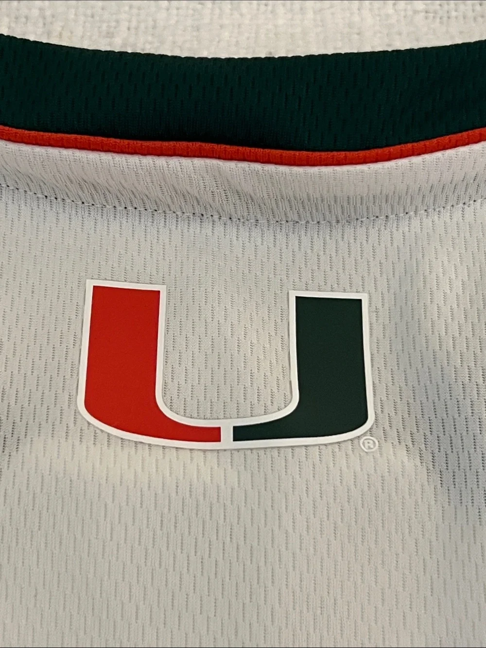 Adidas University of Miami Hurricanes #1 Swingman Basketball Jersey Sz XL NWOT